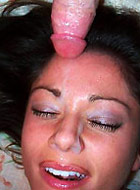 Sweet wives from around suck cocks and get facials